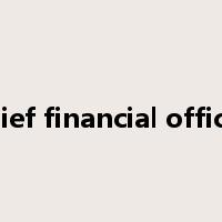 chief financial officer是什么意思
