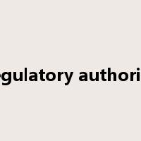 regulatory authority是什么意思