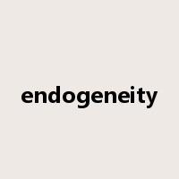 endogeneity是什么意思