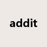 addit是什么意思