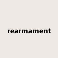 rearmament是什么意思