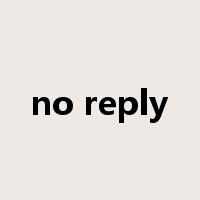 no reply是什么意思