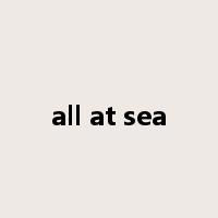 all at sea是什么意思