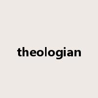 theologian是什么意思
