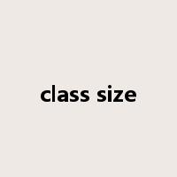 class size是什么意思