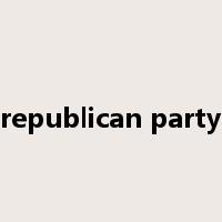 republican party是什么意思
