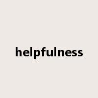 helpfulness是什么意思