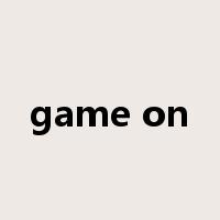 game on是什么意思