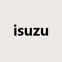 isuzu是什么意思