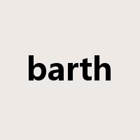 barth是什么意思