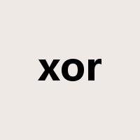 xor是什么意思