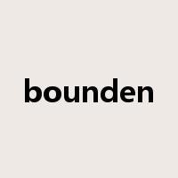 bounden是什么意思