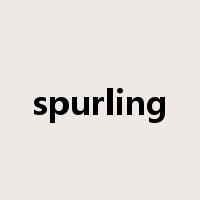 spurling是什么意思