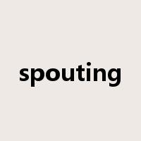 spouting是什么意思