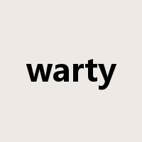 warty是什么意思
