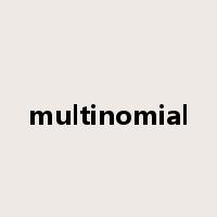 multinomial是什么意思