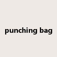punching bag是什么意思