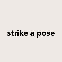 strike a pose是什么意思
