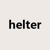 helter是什么意思