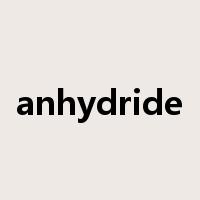 anhydride是什么意思