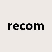 recom是什么意思