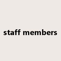 staff members是什么意思
