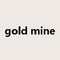 gold mine是什么意思