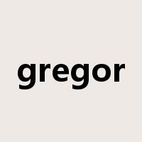 gregor是什么意思