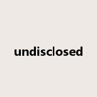 undisclosed是什么意思