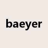 baeyer是什么意思