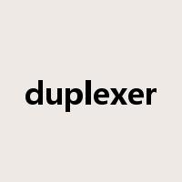 duplexer是什么意思