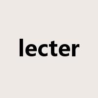 lecter是什么意思