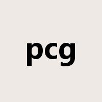 pcg是什么意思