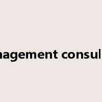 management consultant是什么意思