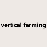 vertical farming是什么意思
