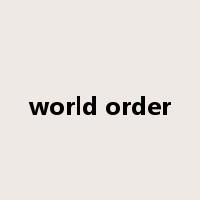 world order是什么意思