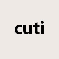 cuti是什么意思