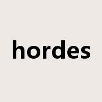 hordes是什么意思