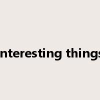 interesting things是什么意思