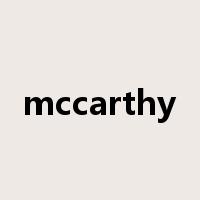 mccarthy是什么意思
