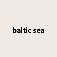 baltic sea是什么意思