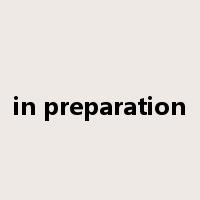 in preparation是什么意思