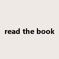 read the book是什么意思