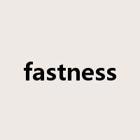 fastness是什么意思