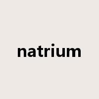 natrium是什么意思