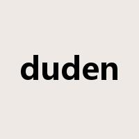 duden是什么意思