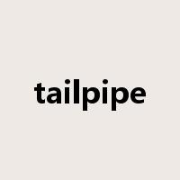 tailpipe是什么意思