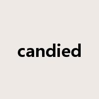 candied是什么意思
