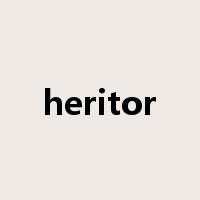 heritor是什么意思