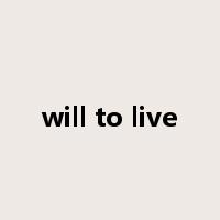 will to live是什么意思